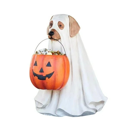 Halloween Decorations Halloween Decor, Puppy Pumpkins Candy Bowl Christmas Ornaments Balcony Door Storage Gift Resin Crafts, Ghost Decor Halloween Decor | Walmart (US)