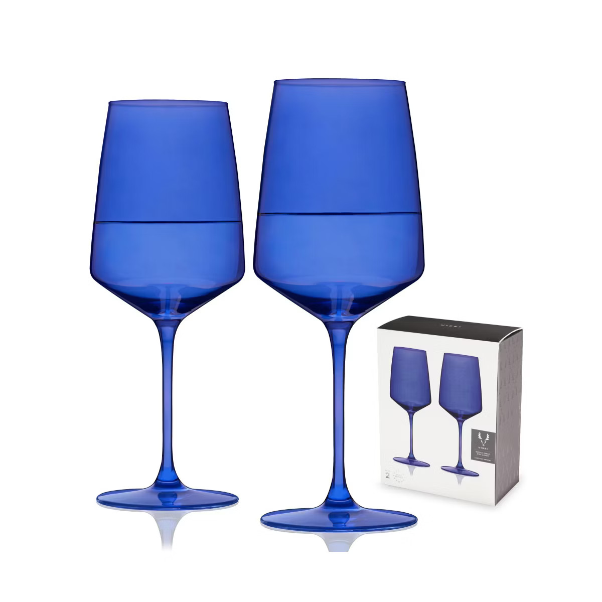Viski Reserve Nouveau Colored Glasses, Set of 2 | Target