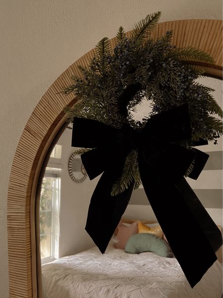 Easy wreath and bow combination for any corner of your home ✨ 40% off today only!! 

#LTKSeasonal #LTKsalealert #LTKHoliday