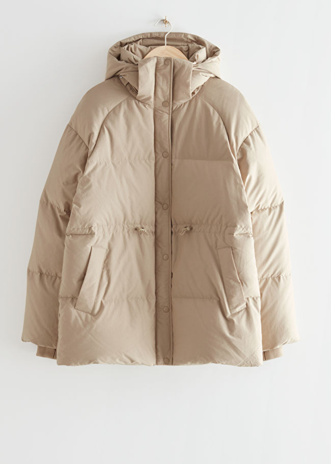 Oversized Hooded Down Puffer Jacket | & Other Stories US