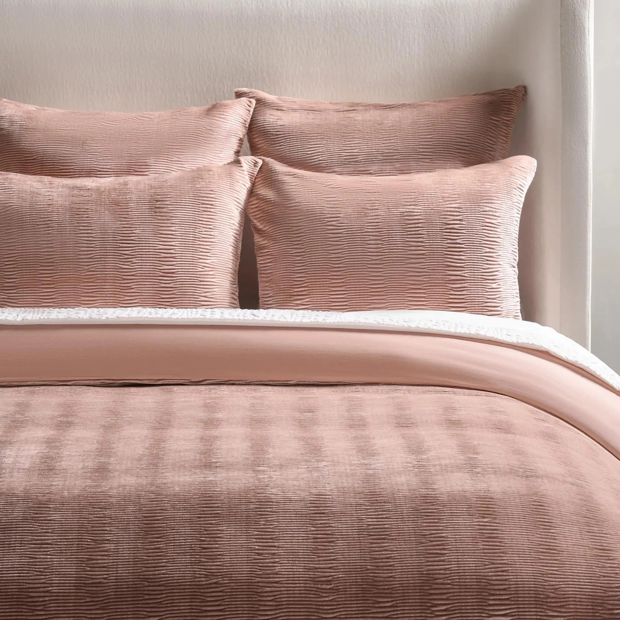 Vera Velvet Bedding Set - Mocha Rose | Z Gallerie