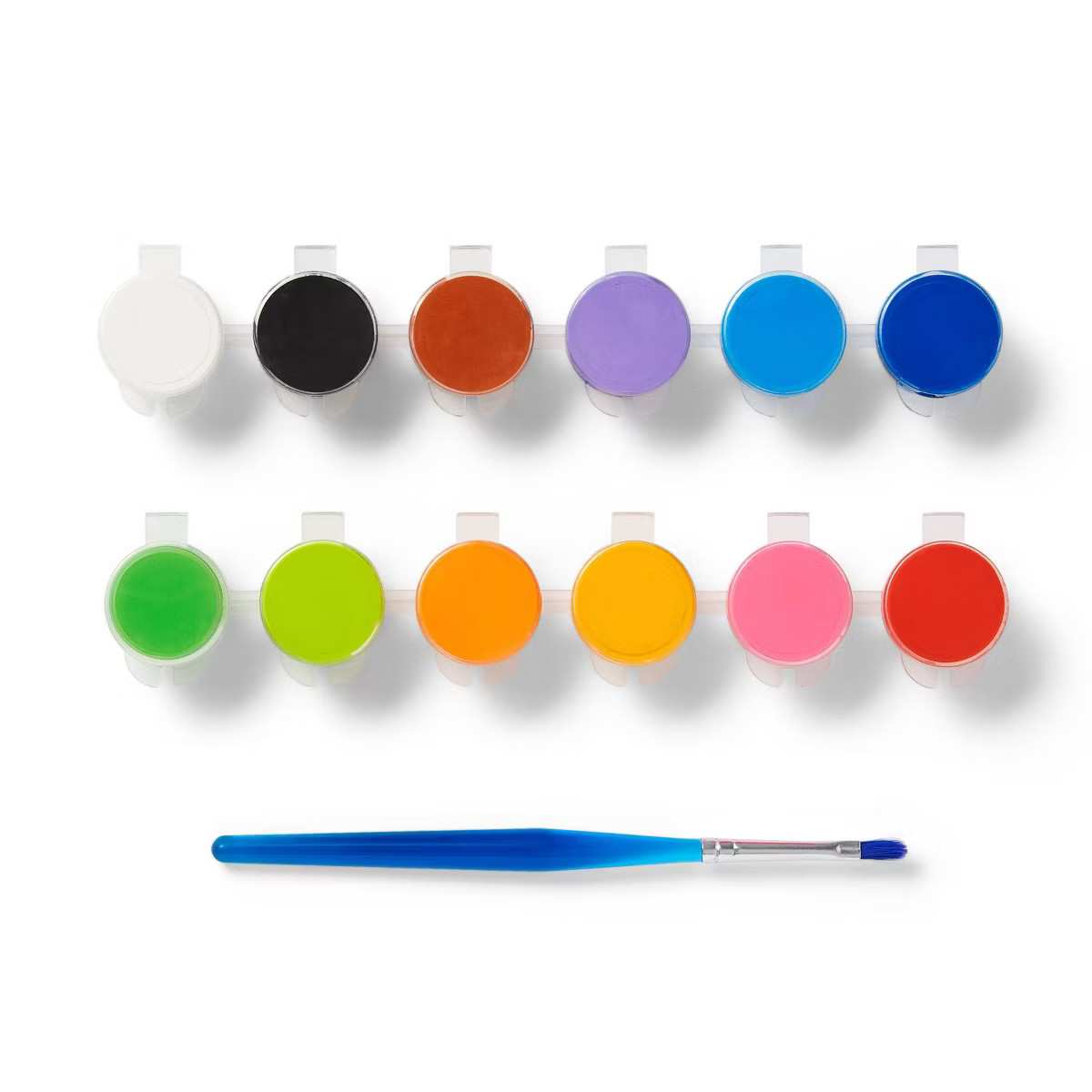 12ct Acrylic Paint Set with Paintbrush - Mondo Llama\u2122: Non-Toxic Water-Based Craft Paints fo... | Target