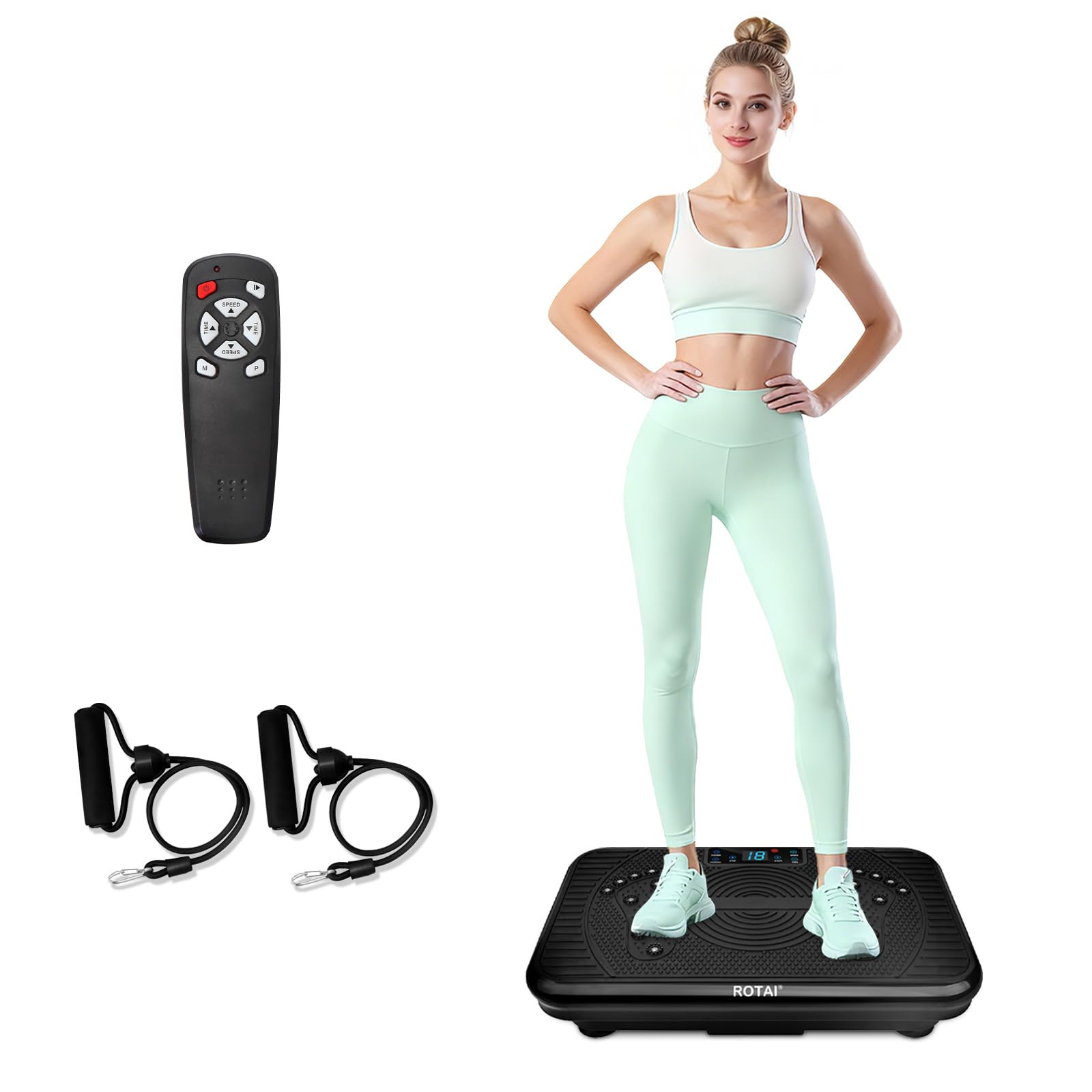 Vibration Plate for Lymphatic Drainage & Full Body Workout - Home Exercise Machine for Weight Los... | Amazon (US)