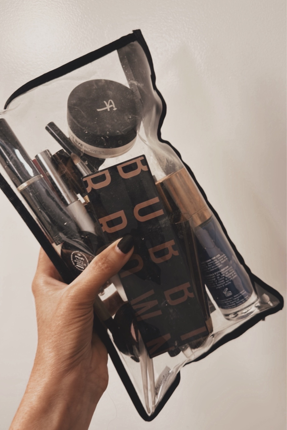 Makeup organization, travel packing, clear view bag #StylinbyAylin 

#LTKunder50 #LTKtravel #LTKbeauty