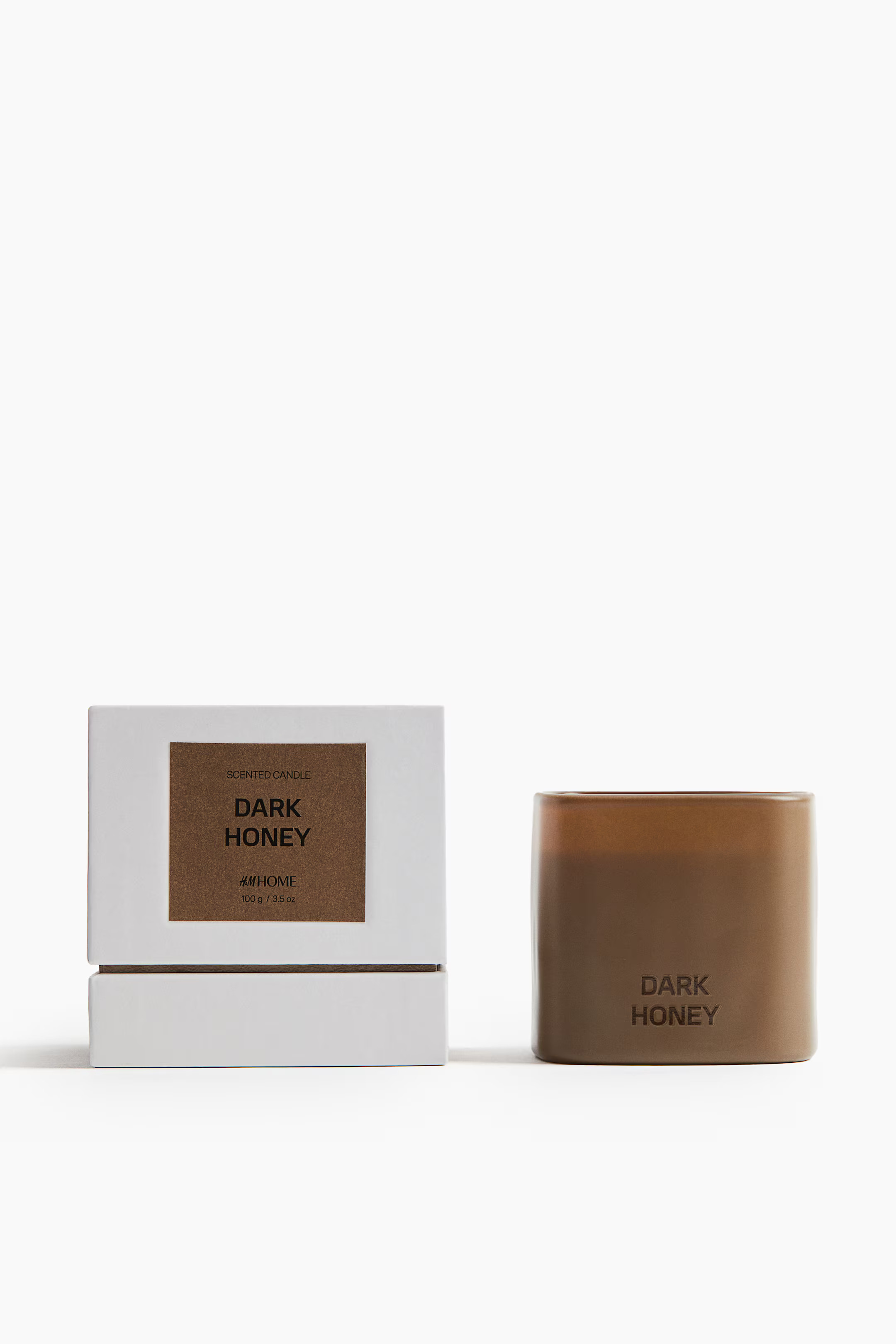 Scented Candle in Glass Holder - Dark Honey - Home All | H&M US | H&M (US + CA)