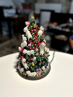 Danbury Mint Westie White Terrier Lighted Christmas Tree Rare Dog  | eBay | eBay US