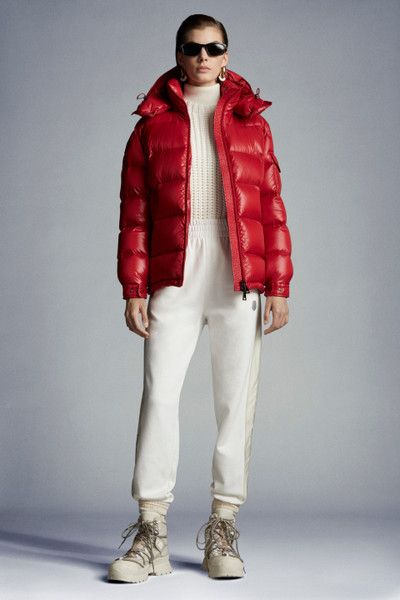 Ruby Red Maire Short Down Jacket - Short Down Jackets for Women | Moncler US | Moncler