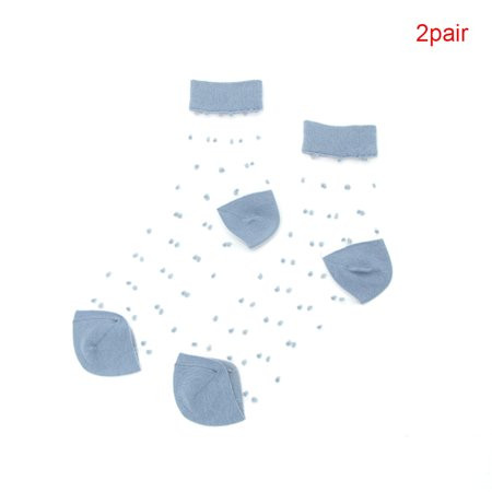 GETHOME Women Socks Ergonomic Breathable Mesh Sexy Ankle High Cool Summer Polka Dot | Walmart (US)
