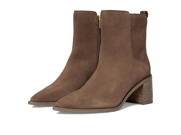 Vince Camuto Lorelai Block Heel Bootie Women's Boots Black : 7 M, Leather | Zappos.com