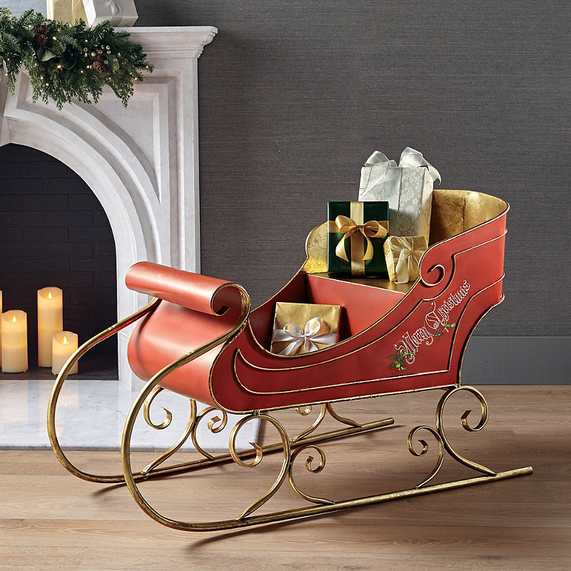 Mark Roberts Santa's Sleigh Merry Christmas - Frontgate | Frontgate