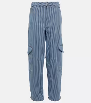 Striped high-rise wide jeans | Mytheresa (INTL)
