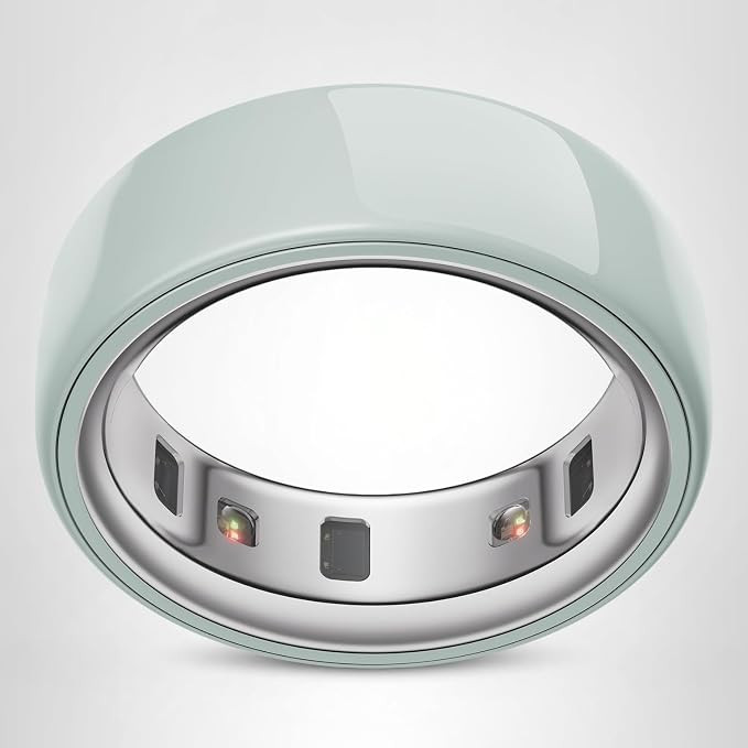 Oura Ring 4 - Ceramic Tide - Size 13 - Sleep, Activity, Women’s Health, AI Advisor, Up to 8 Day... | Amazon (US)