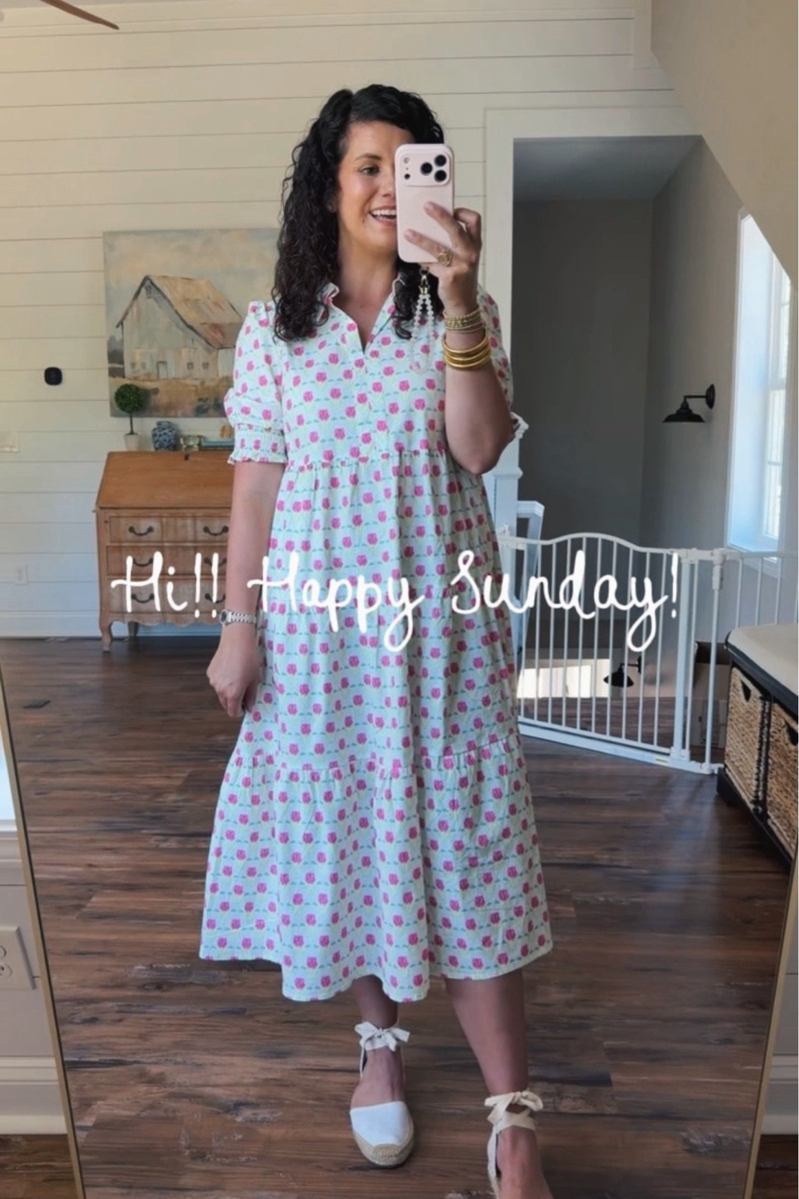 Happy Sunday 🤍 Just got home from church and had to share this dress with y’all because I am obsessed!!

It’s the prettiest tulip floral print with pretty pinks and greens, such a fresh spring look🌷 The midi length is perfect, and the cotton fabric is lightweight and breathable which I love this time of year!! It has the sweetest details with the puff sleeves, a flattering neckline, and yes… pockets 🙌🏼

It truly looks so high-end but is actually such a good price, and it’s on sale right now 🎉 I got so many compliments on it this morning!

This would be perfect for church, spring events, or even as a Mother’s Day dress 💐


Hope you have the best Sunday and an amazing week ahead⛪️🌸☀️

#sundaystyle #churchoutfit #ootd #momstyle #femininefashion #outfitinspo #dress #dresses #dresslover #spring #springstyle #springfashion #springdress #summer #summerstyle #summerfashion #summerdress #mothersday #mothersdayoutfit #babyshower #style #fashion #church #brunch #preppy #preppystyle #grandmillenial #grandmillenialstyle #ladies #ladiesfashion #ladiesstyle #classic #classicstyle #chic #timeless #timelessstyle #sale #salealert #majorsale #deal #dealoftheday #lookforless #desingerlookalike #affordable #affordablefashion #affordablestyle #budgetfriendly #budgetstyle #styleonabudget #momlife #momfit #momoutfit #everydaystyle 

#LTKSaleAlert #LTKootd #LTKMothersDay

#LTKootd #LTKMothersDay #LTKSaleAlert