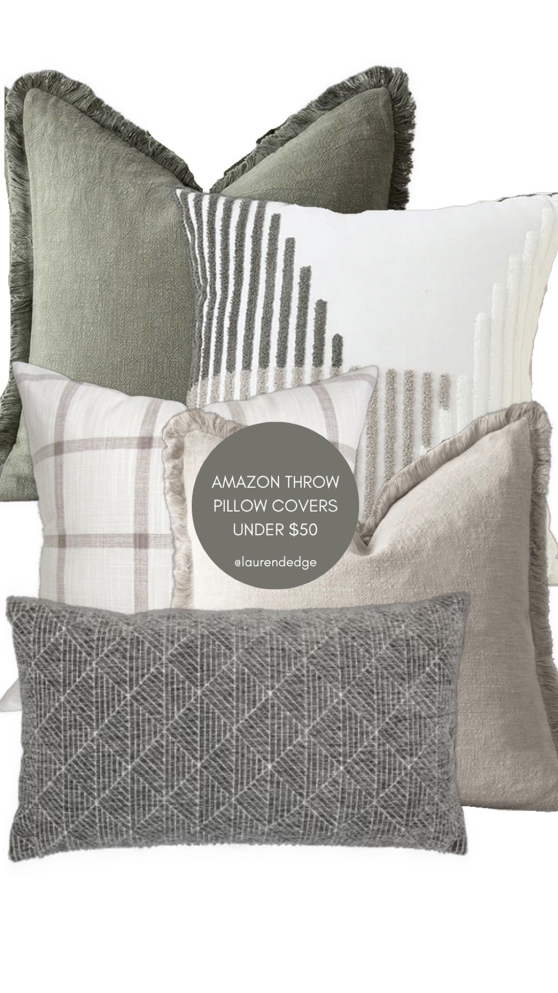 Throw pillow covers for under $50

Amazon home finds, target home finds, Etsy home finds, home decor, pillow covers, accent pillows, living room decor, interior decorating

#LTKfindsunder50 #LTKU #LTKhome