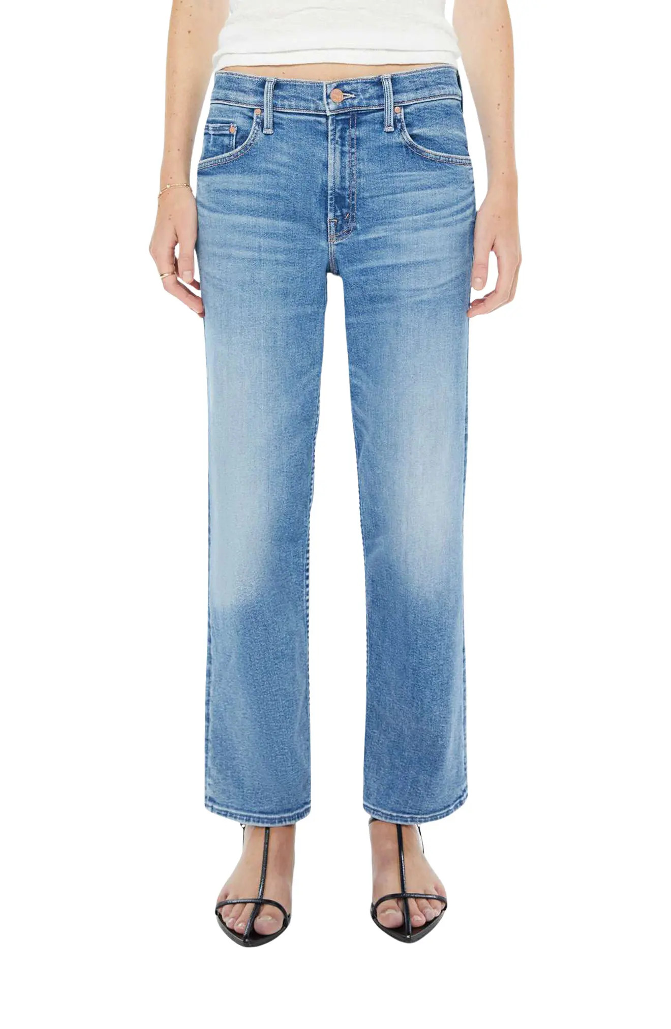 The Newbie High Waist Ankle Straight Leg Jeans (Women) | Nordstrom | Nordstrom