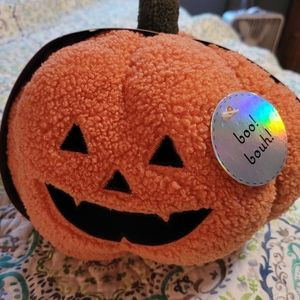Jack-O-Lantern Pumpkin Boucle Pillow With Heating Pad Snuggle Buddy NEW | Poshmark