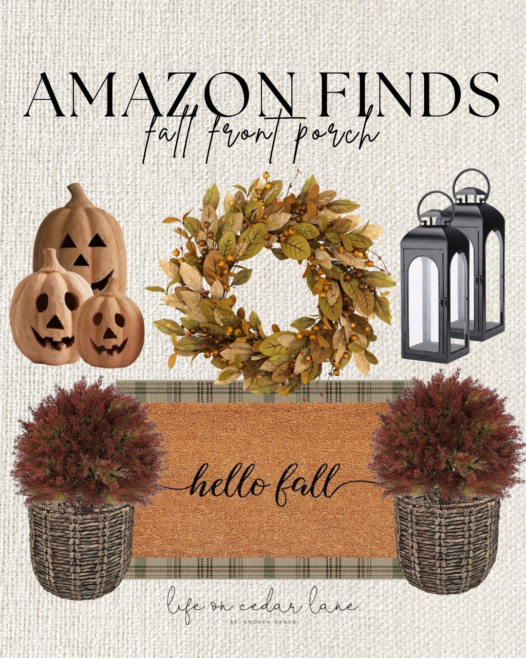 Welcome to my fall front porch! Cozy up with these Amazon finds for a perfect autumn entrance. #falldecor #amazonstyle

#LTKHome #LTKSaleAlert #LTKSeasonal