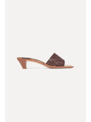 Intrecciato leather mules | NET-A-PORTER (UK & EU)