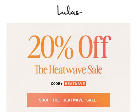 Lulus Summer sale, hundreds of items on sale with code: HEATWAVE



Lulus fashion, summer outfits, summer dress, lulus sale 

#LTKSeasonal #LTKSaleAlert #LTKFindsUnder50