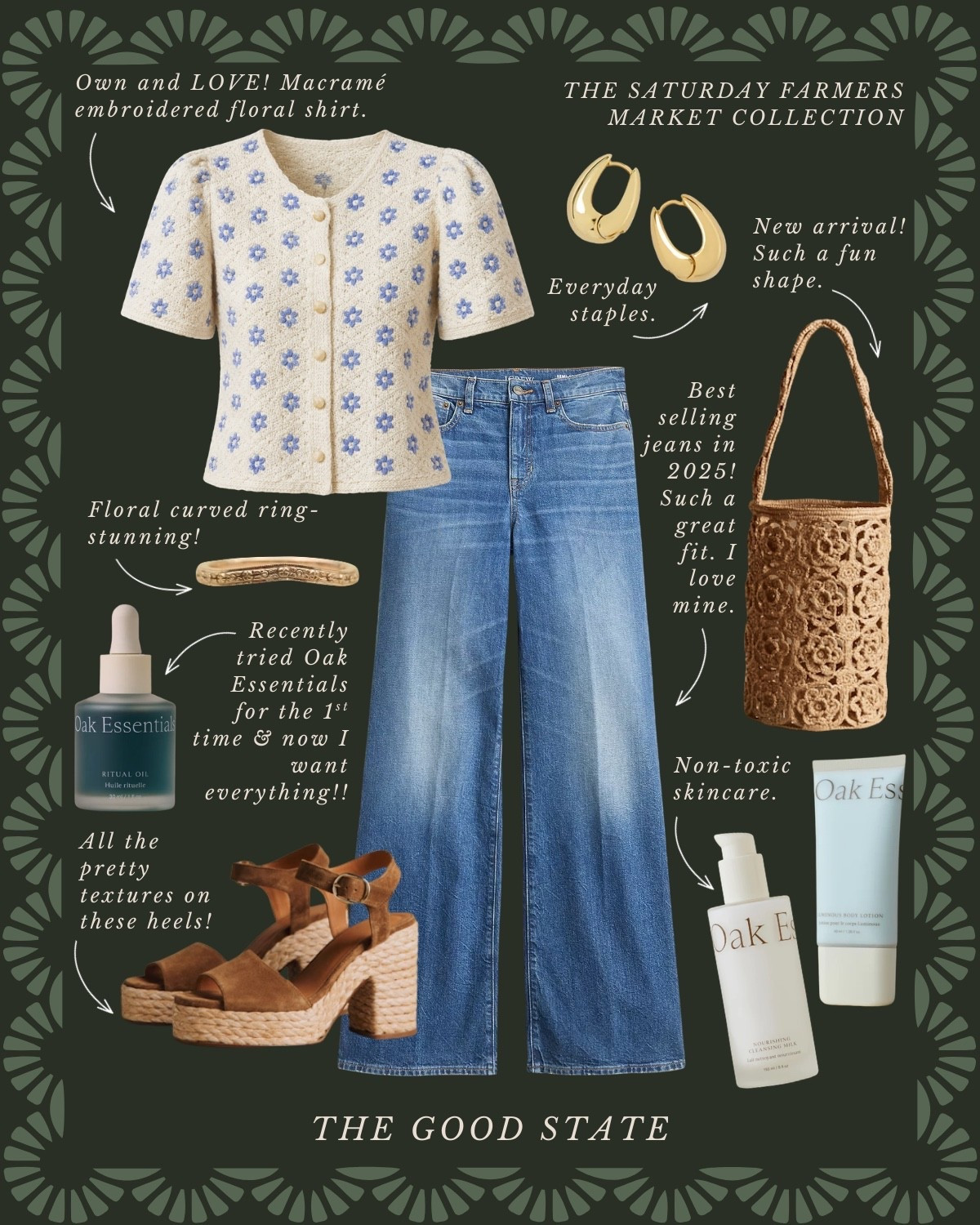 This collection is for the Spring girlies. The ones longing for the warmth of sunshine on their skin and a cool breeze blowing through their hair. Shorts and a sweatshirt weather. A flowy dress and a light cardigan. This is for the ladies counting down the days until the farmers market opens back up. The ones who love early mornings at the market—flaky croissant in one hand and a rosemary latte in the other. This is for the ones who can’t resist a bouquet of fresh flowers and are trying to figure out how to grow their own cut flower garden at home. For the ones who spend the golden evenings having a picnic with friends. For the people (like me) who always have a picnic blanket in their car. This is for the girlies love allllll things gingham, their trusty ball cap, pops of color  and who firmly believe you can’t have too many neck scarves or bandanas. For the ones who love feminine details like lace trim, dainty florals and ruffles. This Spring may we slow down, breathe deep, embrace the life all around and romanticize the seemingly ordinary moments🌼

#LTKSpringSale #LTKSaleAlert #LTKootd