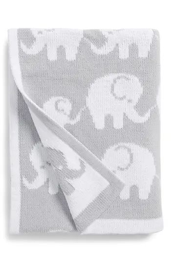 Nordstrom Baby Chenille Blanket, Size One Size - Grey | Nordstrom