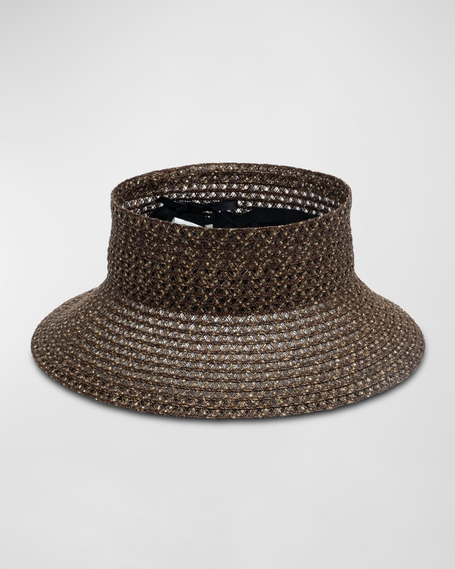 Kayla Woven Visor | Neiman Marcus