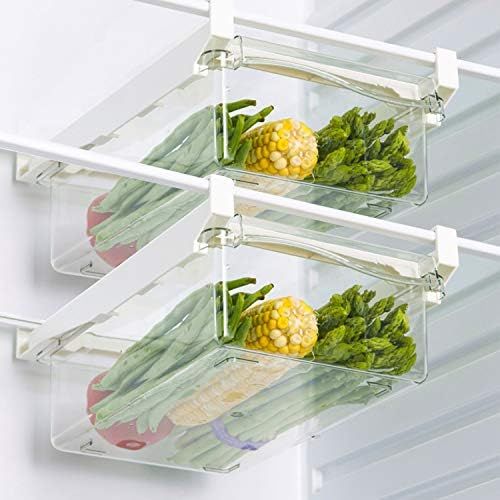 KaryHome 2 Pack Fridge Drawer Organizer, Refrigerator Organization and Storage Box, Refrigerator Dra | Amazon (US)