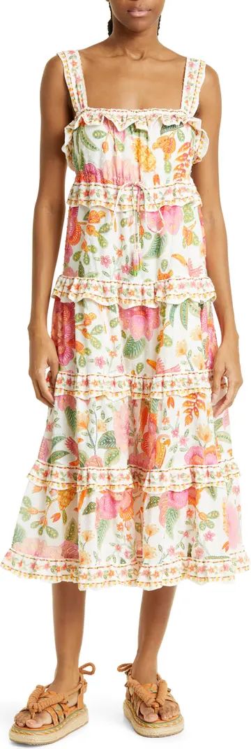 Macaw Bloom Ruffle Tiered Sundress | Nordstrom