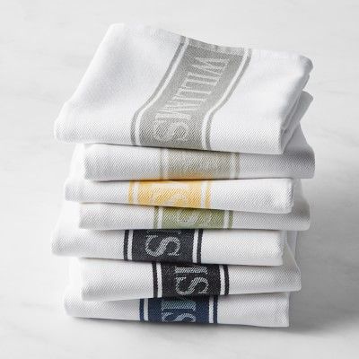 Williams Sonoma Classic Logo Towels, Set of 4 | Williams-Sonoma