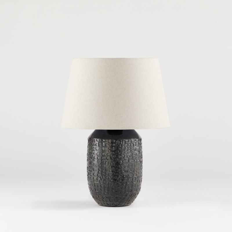 Matilde Table Lamp with Natural Taper Shade + Reviews | Crate and Barrel | Crate & Barrel