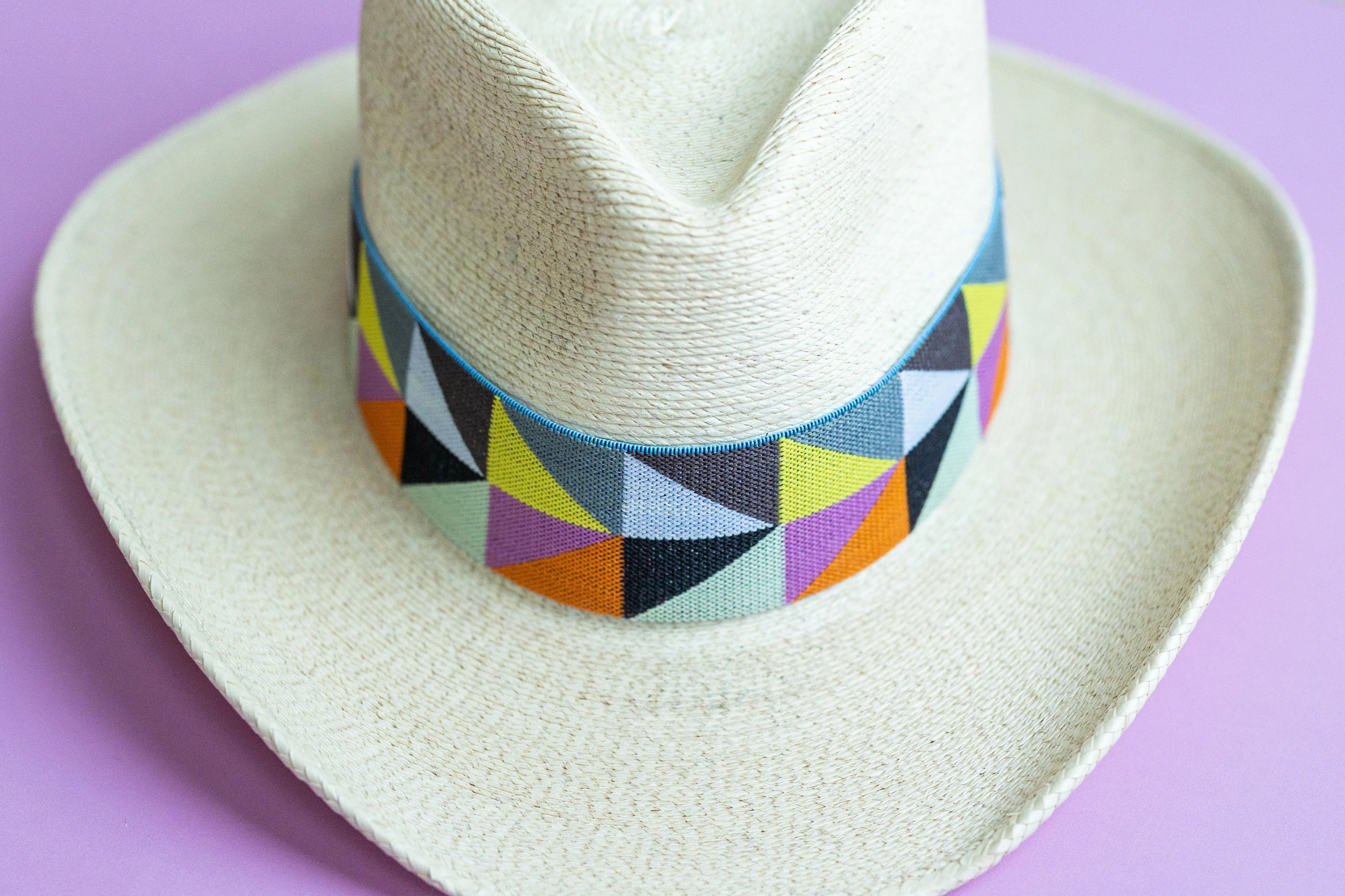 2” Colorful Triangles Hat Band | Bandette Bands
