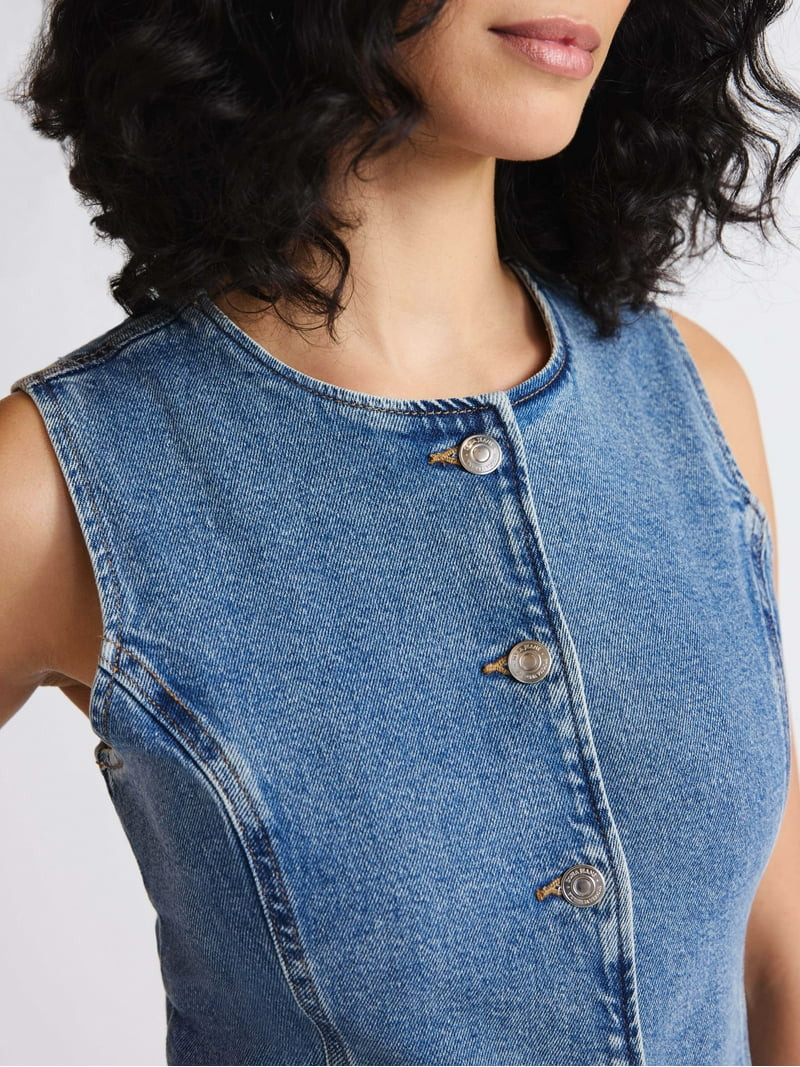 Sofia by Sofia Vergara Women's Scoop Neck Vest, Sizes XS-XXXL | Walmart (US)