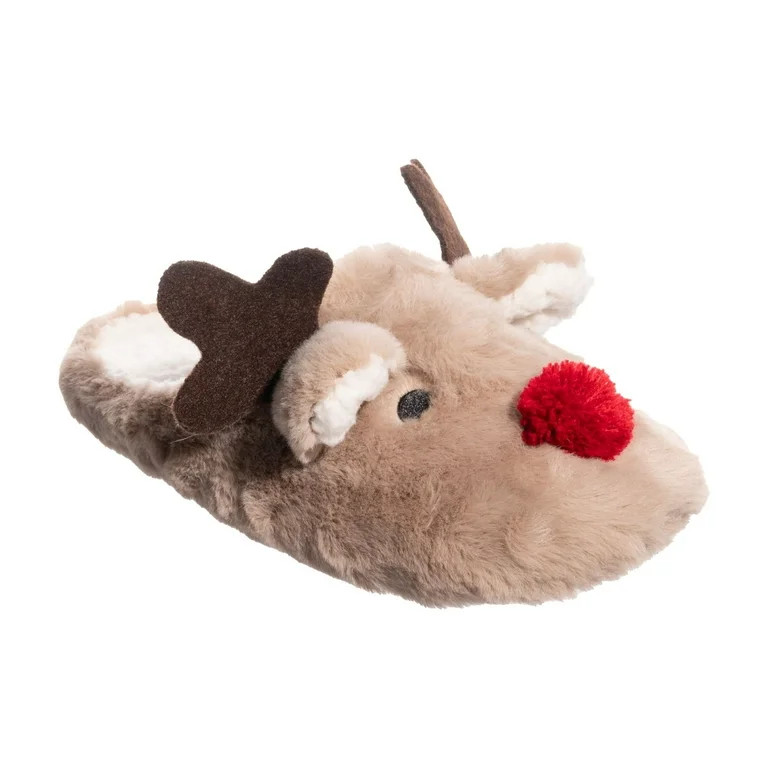 Isotoner Women's Holiday Reindeer Slippers | Walmart (US)
