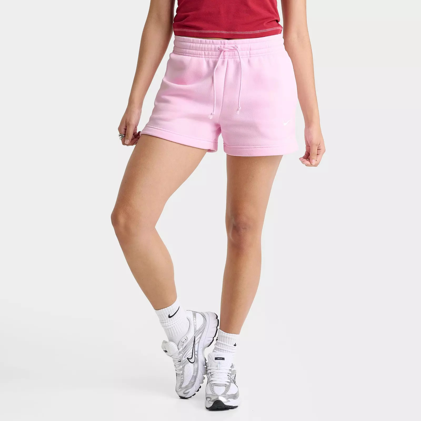 Women's Nike Sportswear Phoenix Fleece Mid-Rise 4" Shorts | JD Sports (US)
