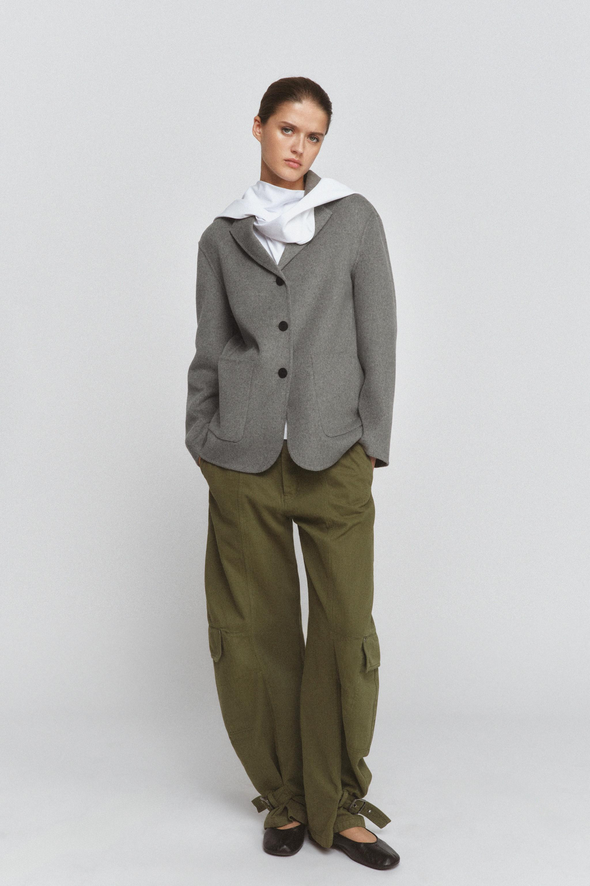 WOOL BLEND BLAZER ZW COLLECTION | Zara UK