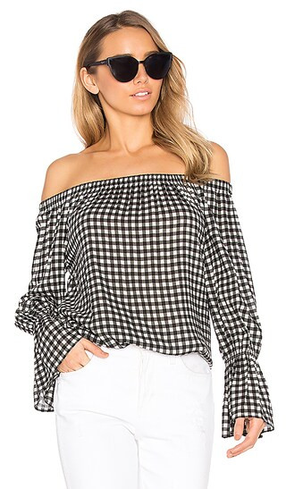 Sanctuary Charlotte Top in Black & White | Revolve Clothing