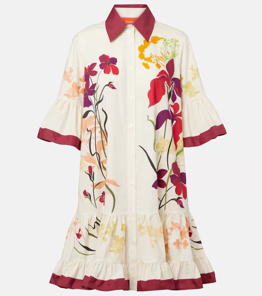 La DoubleJ Choux floral cotton poplin shirt dress | Mytheresa (US/CA)