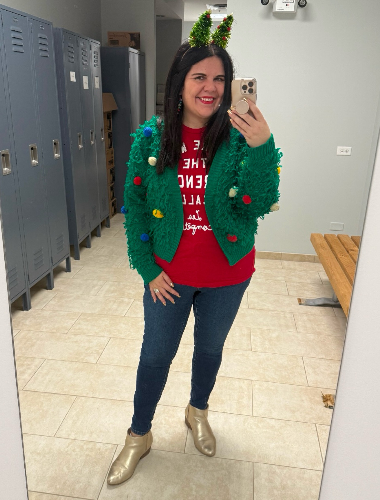 My favorite outfit to wear for an office holiday party! The sweater is a few years old, but still holds up! 

#LTKGiftGuide #LTKSeasonal #LTKHoliday