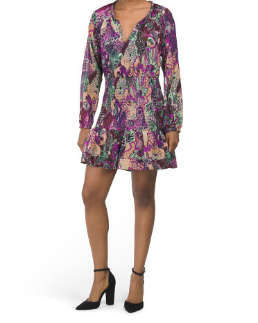Callie Silk Mini Dress | TJ Maxx