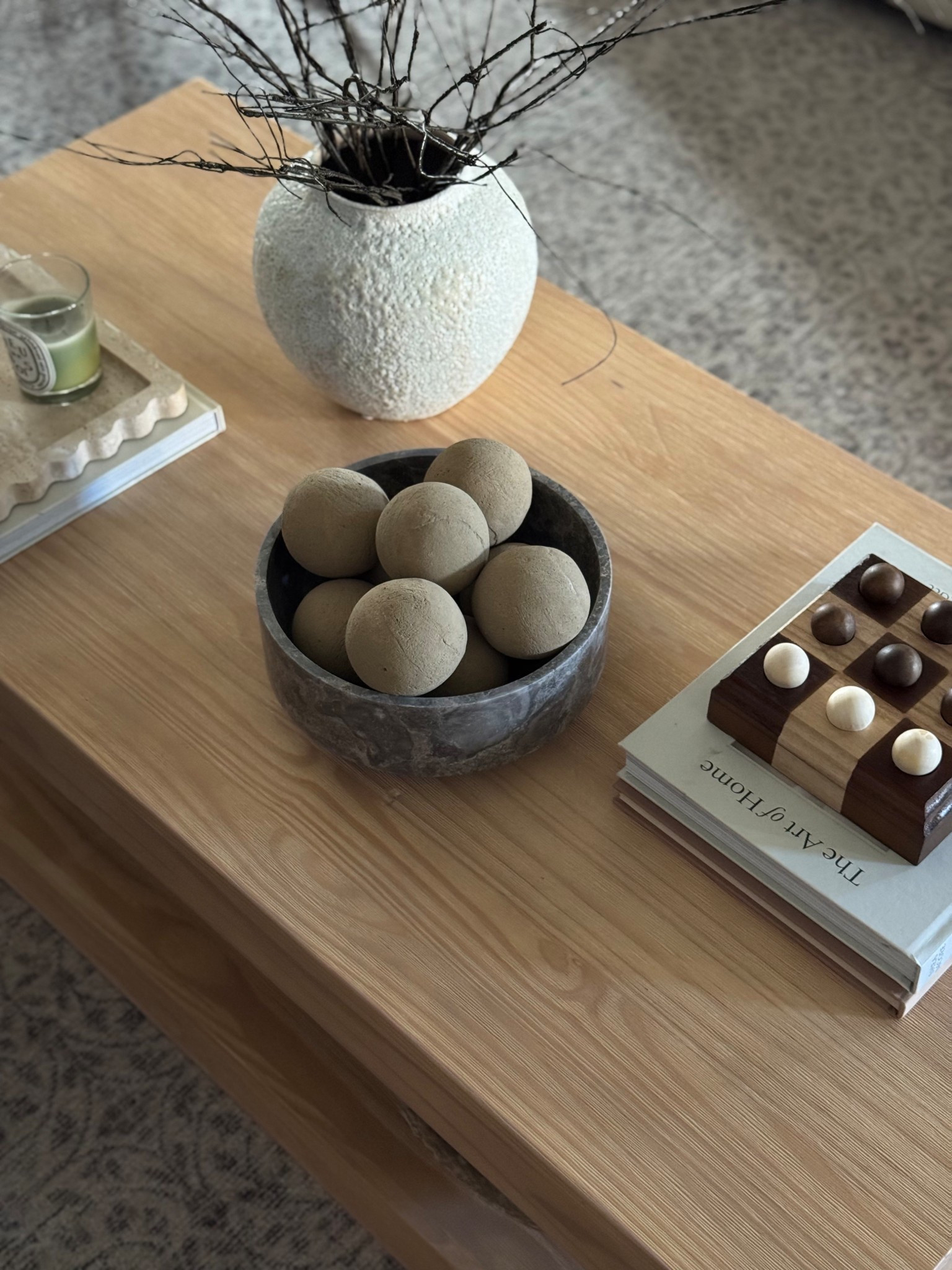 Coffee table decor 
Home decor 
Area rug 
Coffee table
Vase 
Decor bowl 

#LTKSaleAlert #LTKdayinmylife #LTKHome