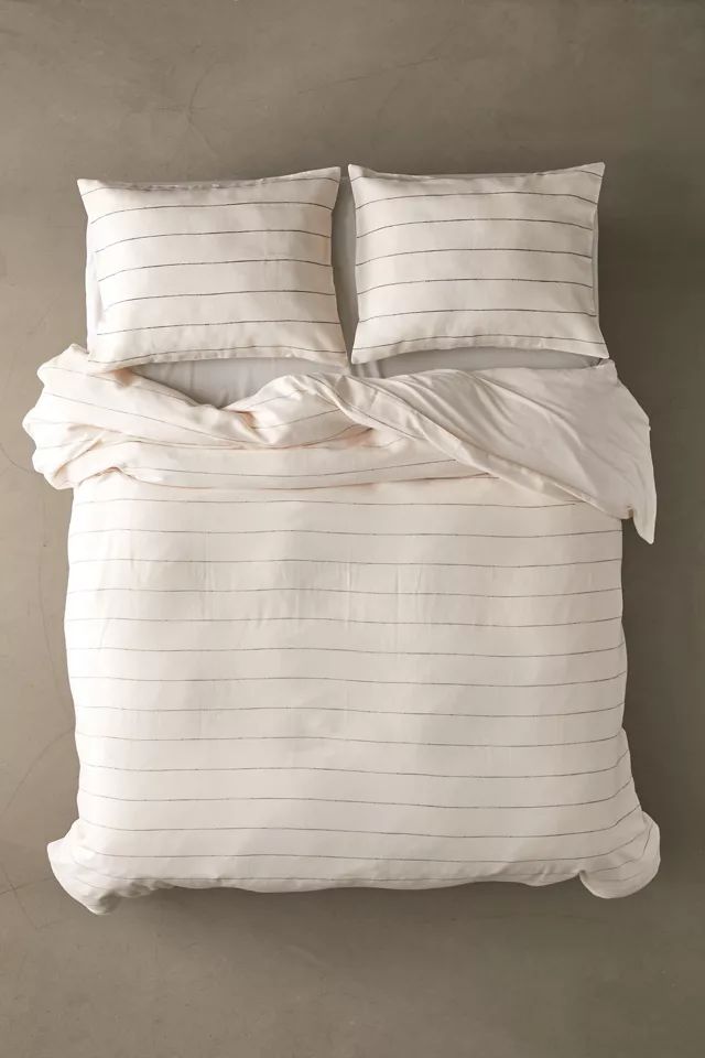 Venessa Linen Blend Duvet Cover | Urban Outfitters (US and RoW)