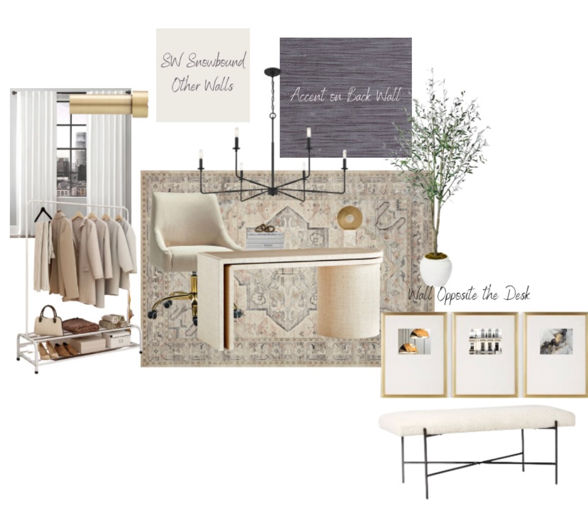 McGee inspired home office mood board designed for a recent client! The combination of the accent wall, rug, and desk is 😍
#homeofficedesign #homeofficedecor #mcgeeinspireddecor #homeofficemoodboard #homeofficeinspo #transitionalhome



#LTKunder100 #LTKstyletip #LTKhome