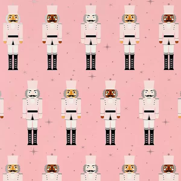 Gartner Studios Pink Nutcracker Wrapping Paper | The Container Store