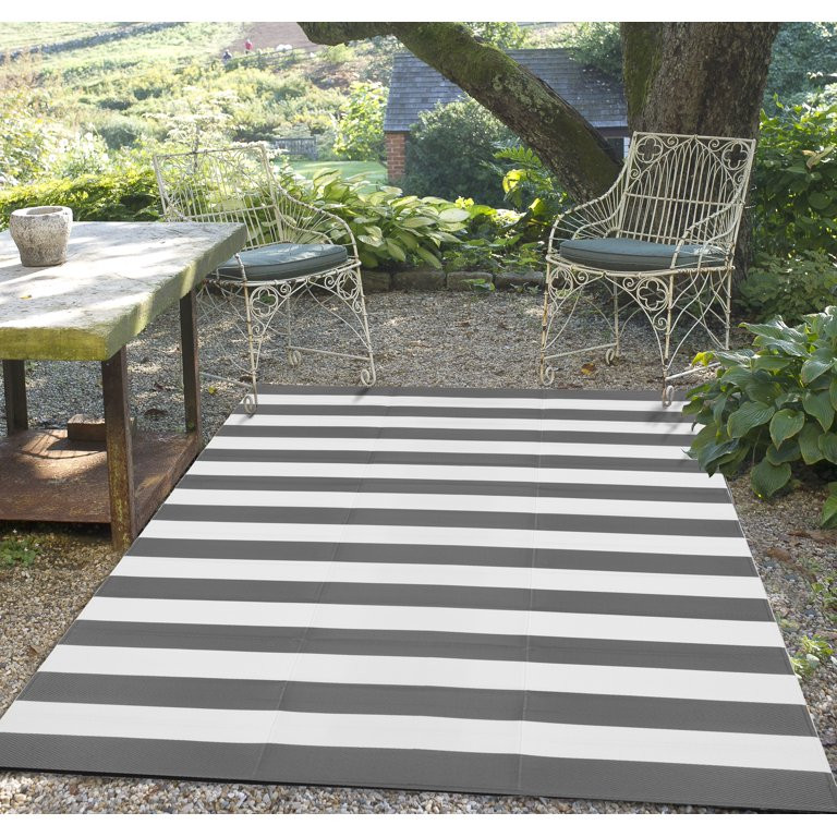 FH Home Outdoor Rug - Waterproof, Fade Resistant, Crease-Free - Premium Recycled Plastic - Geomet... | Walmart (US)