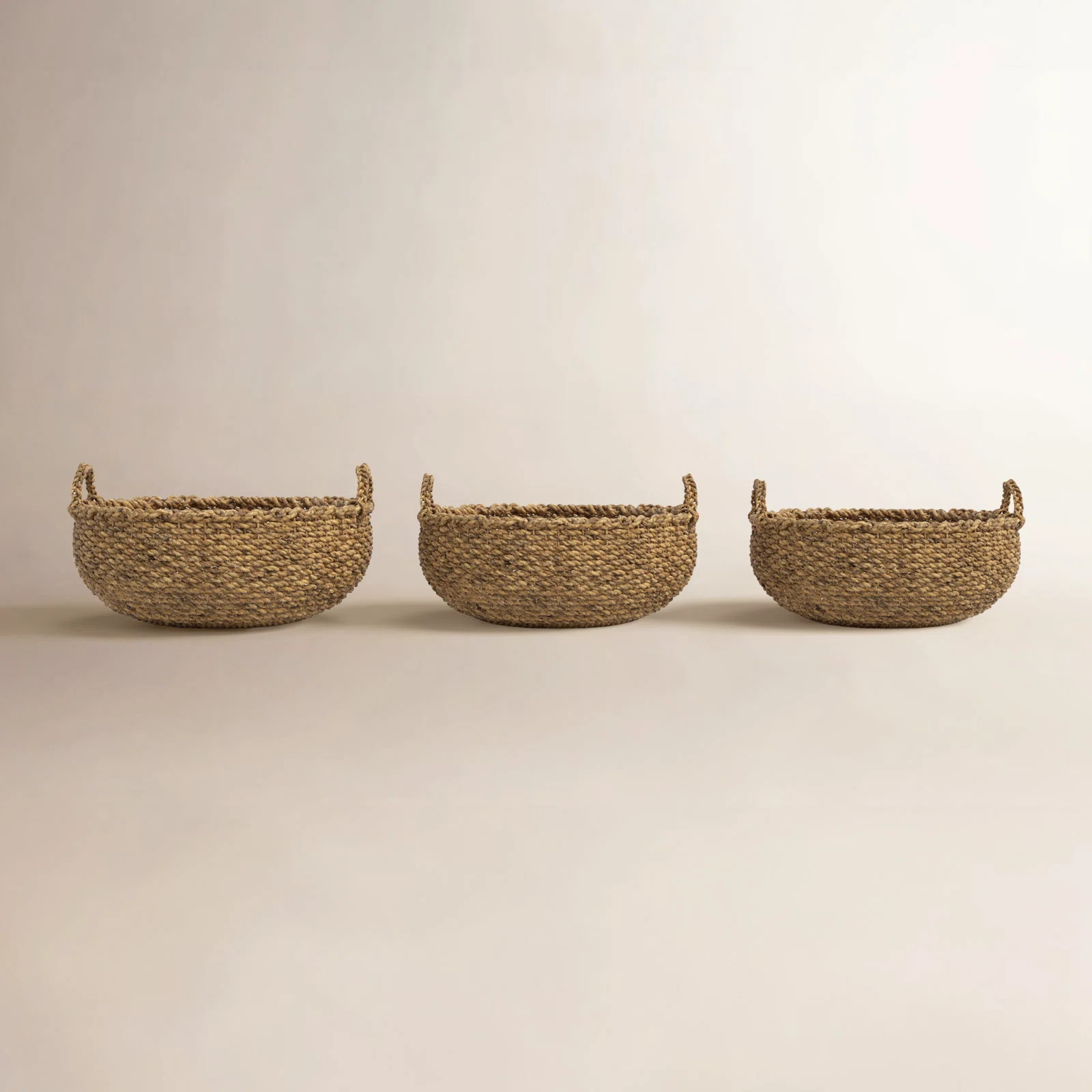 Charton Sg Shallow Baskets W/ Handles | Wayfair North America