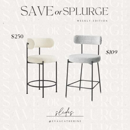 Barstool edition! I love the look of Boucle stools but they can be pricey. I linked a few options, but the ones I got that were only $109 are from At Home! 🤍



#LTKsalealert #LTKhome #LTKstyletip
