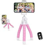 UBeesize Phone Tripod, Portable and Flexible Tripod with Wireless Remote and Clip, Cell Phone Tripod | Amazon (US)