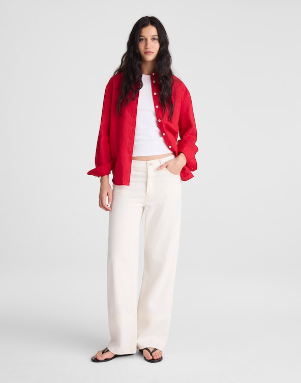 The Easy Shirt in Linen Blend | Madewell
