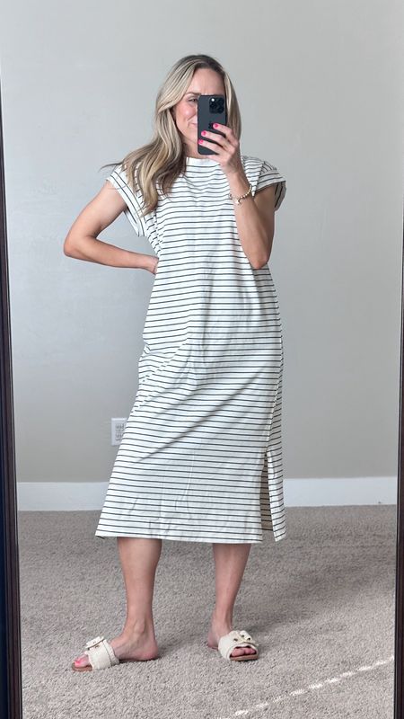 Striped summer dress! So comfy and only $20!

TTS 

#LTKfindsunder50 #LTKSeasonal #LTKstyletip