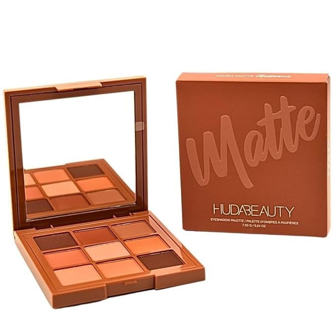 HUDA BEAUTY Matte Obsessions Eyeshadow Palette Warm Matte Obsessions | Amazon (US)